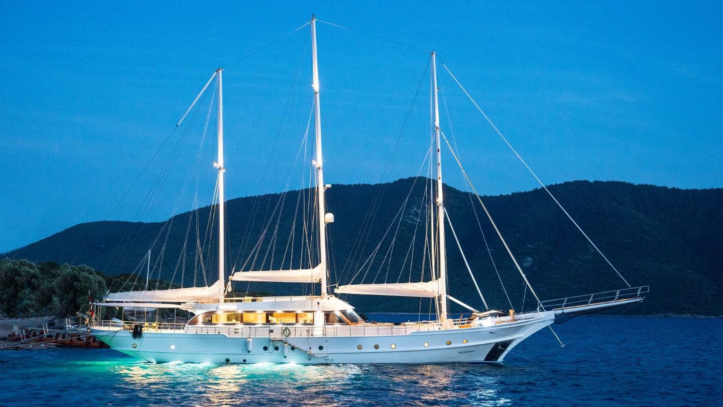Luxury gulet charter along the Turkish coast